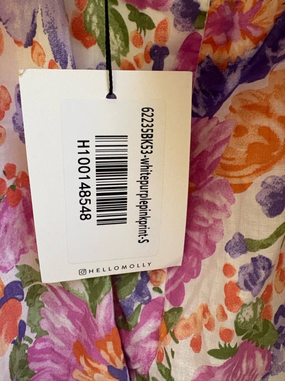 Hello Molly Katie Dress Purple Floral Mini Dress, Size Small, NWT - Picture 11 of 16